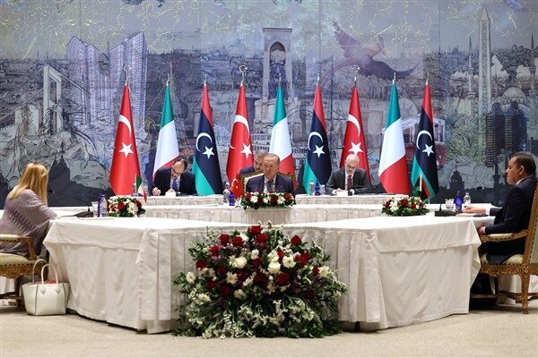 Cumhurbaşkanı Erdoğan, İtalya Başbakanı Meloni ve Libya Milli Birlik Hükümeti