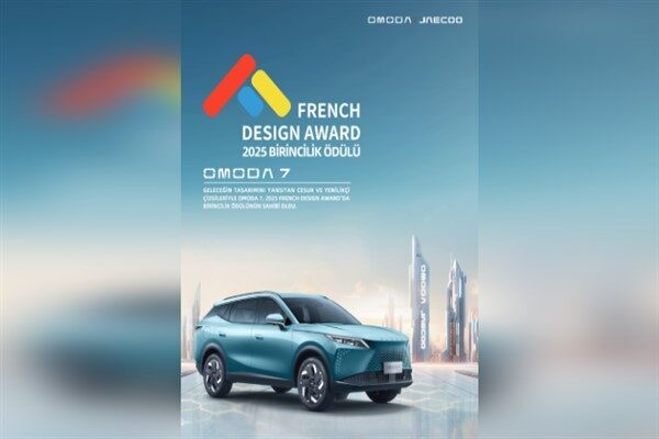 OMODA, yeni modeli OMODA 7’nin tasarımıyla ödüllendirildi. Kısa süre önce