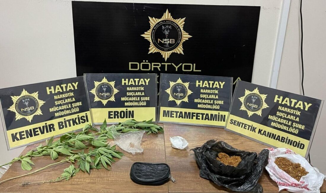 Hatay Emniyet Müdürlüğü görevlilerince uyuşturucu imal ve ticaretine yönelik sürdürülen