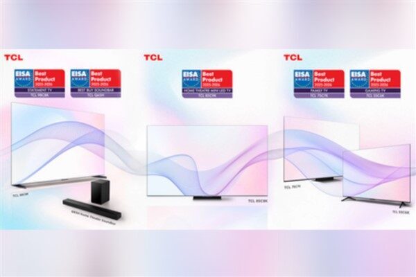 TCL Electronics, Avrupa’nın ses-görüntü inovasyonundaki en prestijli ödülü EISA’dan 5