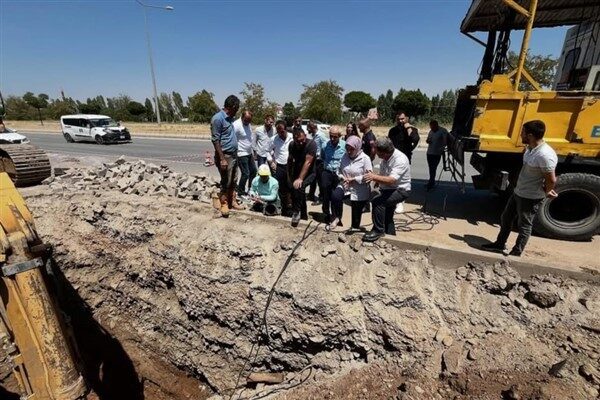 Muş şehir merkezine içme suyu sağlayan 600’lük çelik ana isale