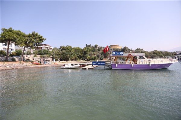 Muğla Büyükşehir Belediyesi tarafından başlatılan Fethiye – Şövalye Adası yolcu