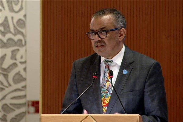 Dünya Sağlık Örgütü (DSÖ) Genel Direktörü Tedros Adhanom Ghebreyesus, DSÖ'nün
