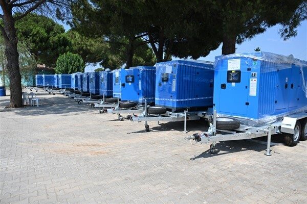 Kuruma kazandırılan 13 adet seyyar ve 21 adet sabit jeneratör