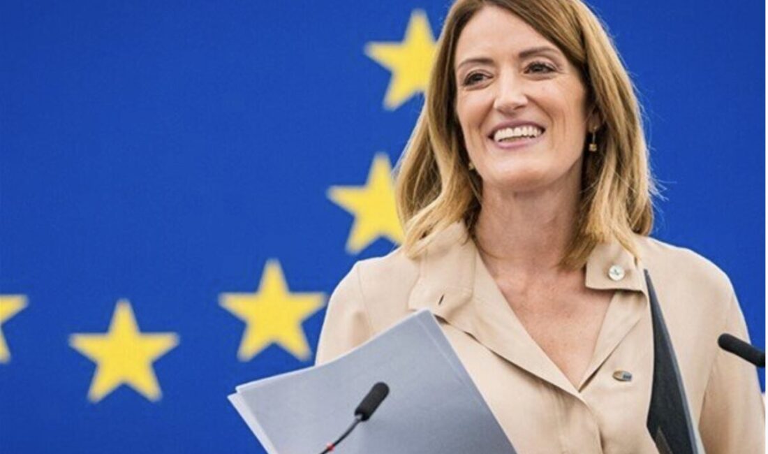 Avrupa Parlamentosu Başkanı Roberta Metsola, Kiev’deki Avrupa Birliği Delegasyonu personeline