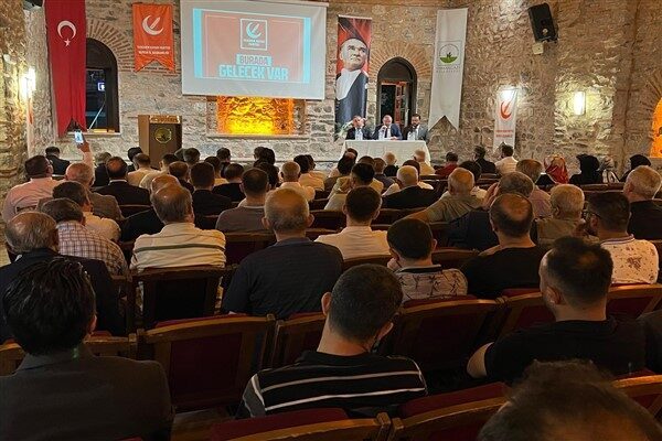 Toplantı, Genel Başkan Yardımcısı Mehmet Altınöz, İl Sorumlusu Talip Sücü,