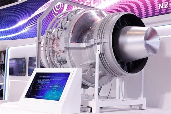 Çin’de 110 megavatlık ağır hizmet tipi gaz türbini olan Taihang-110'un