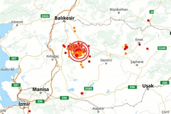 Boğaziçi Üniversitesi Kandilli Rasathanesi ve Deprem Araştırma Enstitüsü (KRDAE) verilerine