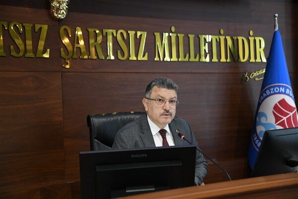 Trabzon Büyükşehir Belediyesi’nin eylül ayı Meclis toplantılarının ilk oturumu, Büyükşehir