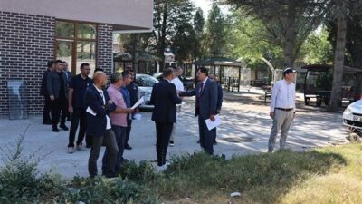 Halil İbrahim Yılmaz El Sanatları (KESTAŞ) binasında gerçekleştirilen saha incelemesine