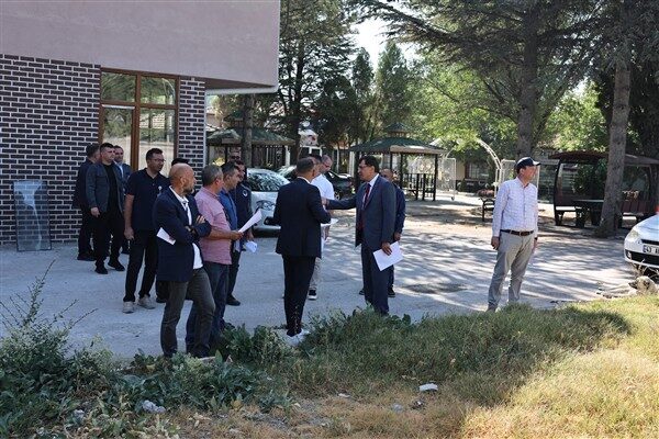 Halil İbrahim Yılmaz El Sanatları (KESTAŞ) binasında gerçekleştirilen saha incelemesine