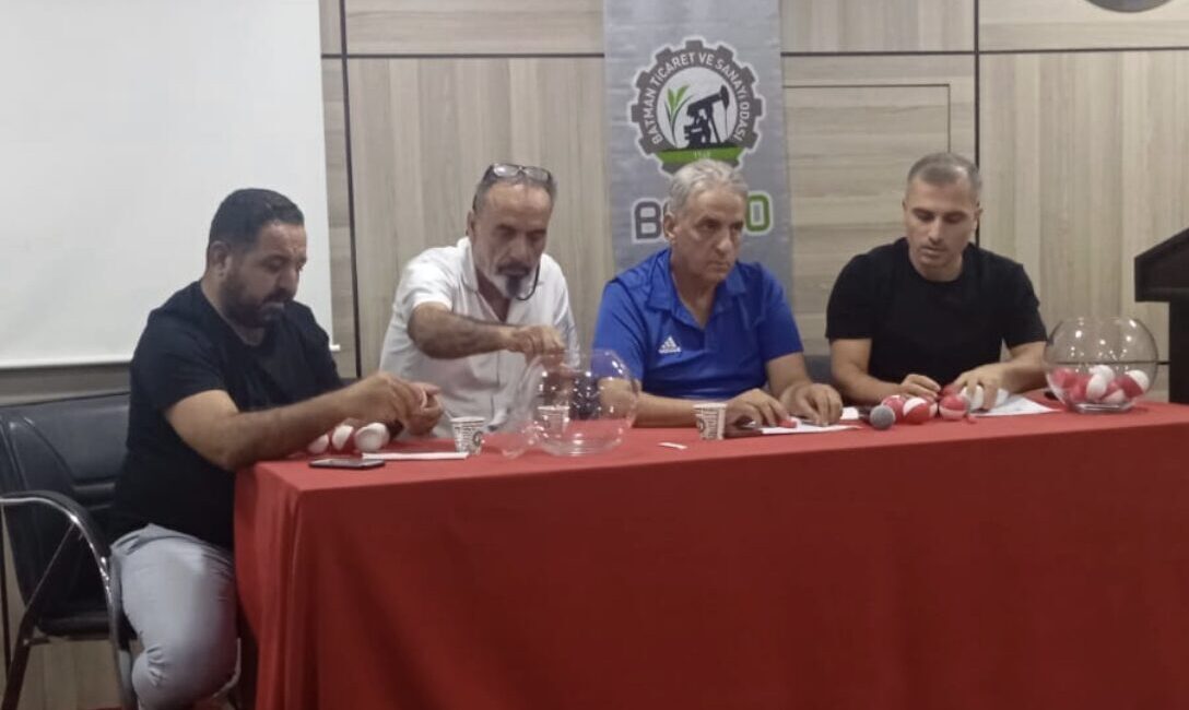 Batman’da yeni futbol sezonu 1. Amatör Ligi için kura çekimi
