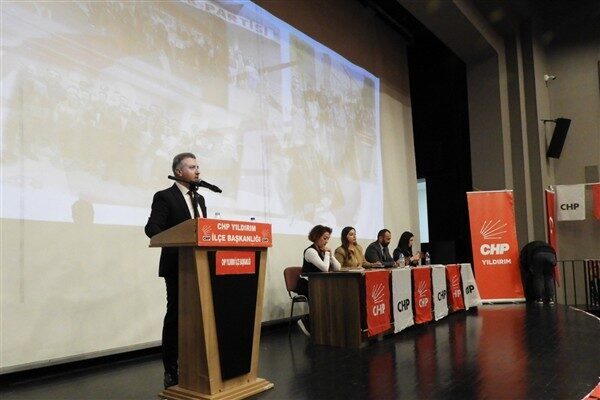 Cumhuriyet Halk Partisi (CHP) Yıldırım İlçe Başkanı İlhami Gün, Yıldırım