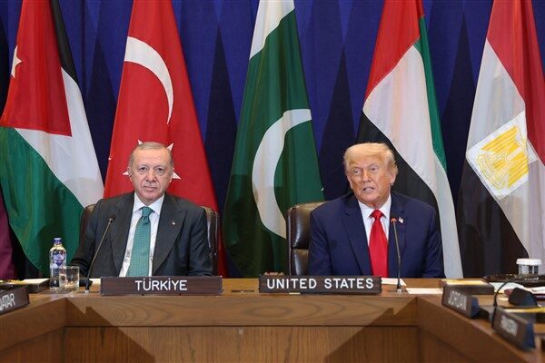 Cumhurbaşkanı Recep Tayyip Erdoğan, ABD Başkanı Donald Trump ile Birleşmiş Milletler'de