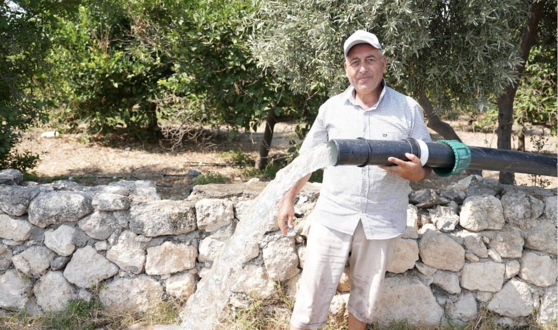 Erdemli Belediyesi tarafından , üreticilerin sulama altyapısını güçlendirmek amacıyla sulama