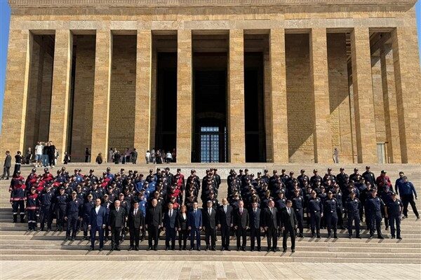 tfaiye Haftası’nda İzmir Büyükşehir Belediyesi İtfaiye Dairesi Başkanı Yaşar Korkmaz,