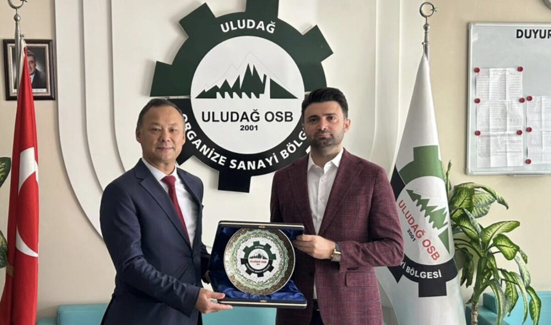 Bursa, 1 Eylül 2025 – Kırgız Cumhuriyeti Büyükelçisi Ruslan Kazakbaev,