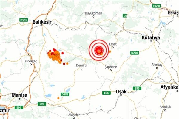 Boğaziçi Üniversitesi Kandilli Rasathanesi ve Deprem Araştırma Enstitüsü (KRDAE) verilerine