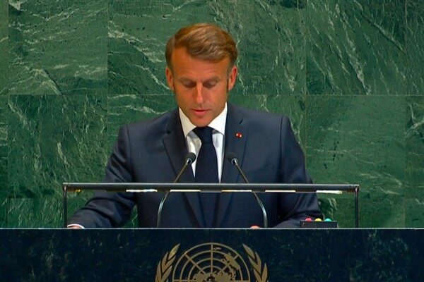 Macron'un konuşmasından bazı satır başları şu şekilde: "Hamas’ın elindeki 48