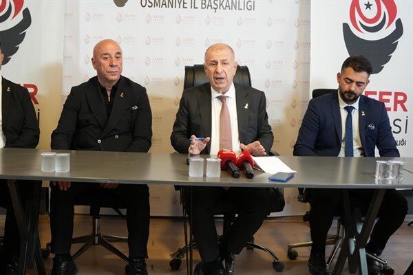 Zafer Partisi Genel Başkanı Prof. Dr. Ümit Özdağ, Osmaniye İl