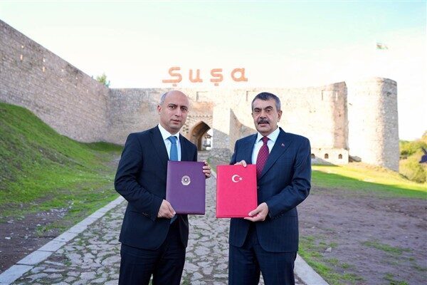 Milli Eğitim Bakanı Yusuf Tekin, Azerbaycan programı kapsamında Şuşa'da okul