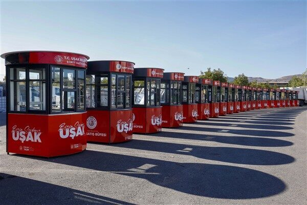 Yeni büfeler; hijyenik yapısı, estetik tasarımı ve kullanışlı özellikleriyle esnafın