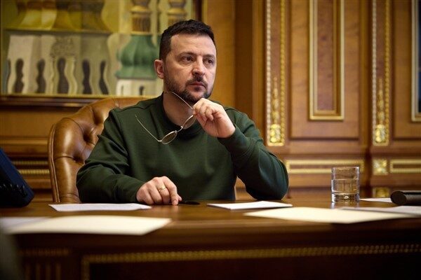 Ukrayna Devlet Başkanı Zelenski, Portekiz Başbakanı Luis Montenegro ile görüşme