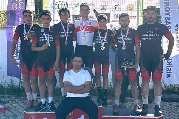 Kafkasör Dağ Bisikleti Yarışları’nda elit Erkekler kategorisinde Emre Öner bronz