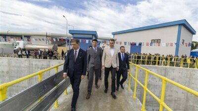 İzmir Büyükşehir Belediye Başkanı Cemil Tugay,  Ayrancılar-Yazıbaşı İleri Biyolojik Atıksu