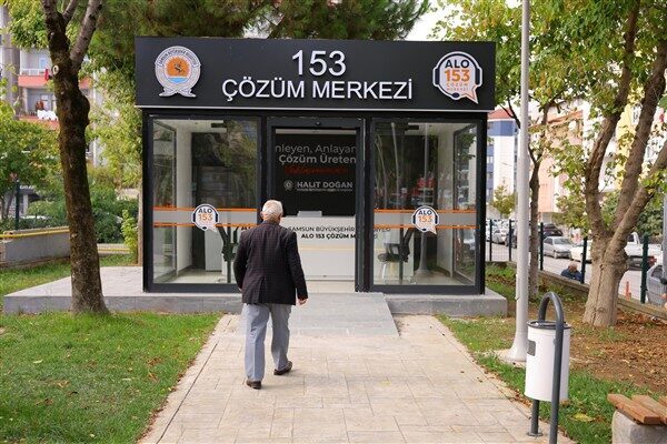 153 Restoranın hemen yanında konumlandırılan çözüm merkezi sayesinde Bafra’da yaşayan