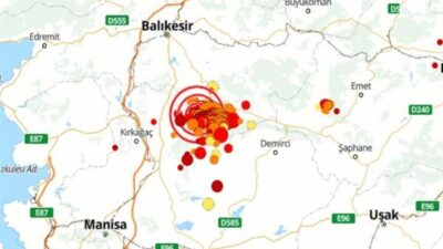 Boğaziçi Üniversitesi Kandilli Rasathanesi ve Deprem Araştırma Enstitüsü (KRDAE) verilerine