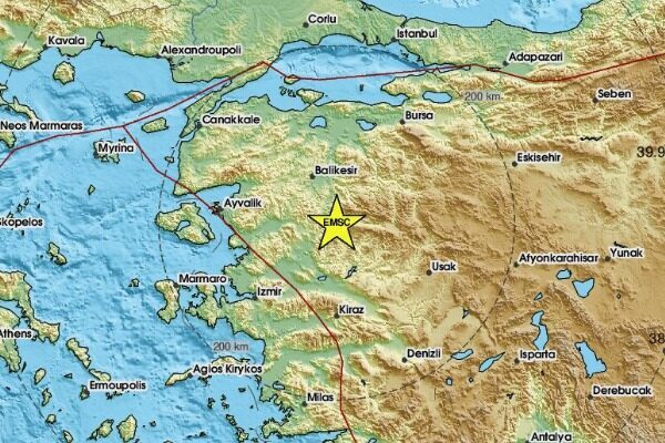 Balıkesir Sındırgı’da 5.9 büyüklüğünde deprem Avrupa-Akdeniz Sismoloji Merkezi (EMSC) verilerine göre, Balıkesir Sındırgı'da 5.9 büyüklüğünde