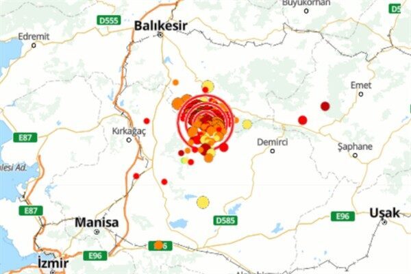 Balıkesir’de deprem Boğaziçi Üniversitesi Kandilli Rasathanesi ve Deprem Araştırma Enstitüsü (KRDAE) verilerine
