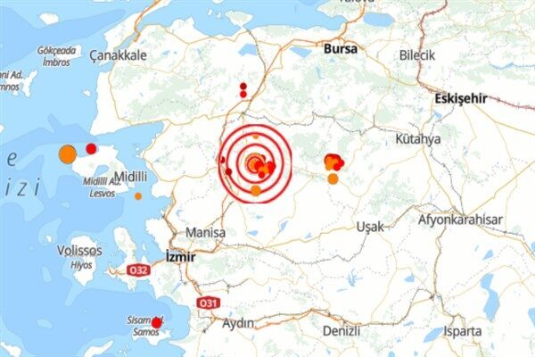 Boğaziçi Üniversitesi Kandilli Rasathanesi ve Deprem Araştırma Enstitüsü (KRDAE) verilerine