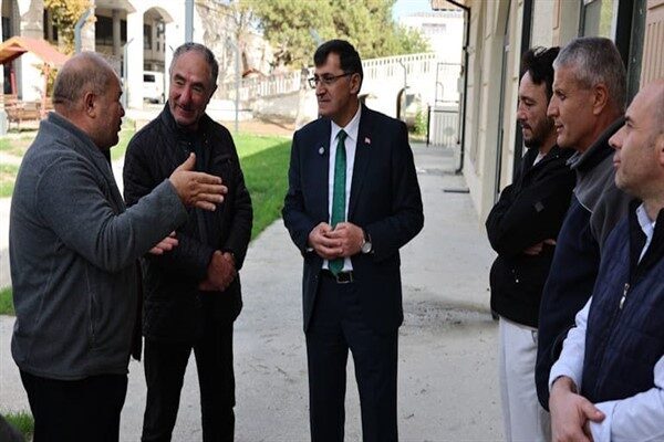 Başkan Kahveci, Başkan Yardımcısı Osman Ortaçlı’nın da eşlik ettiği ziyarette,