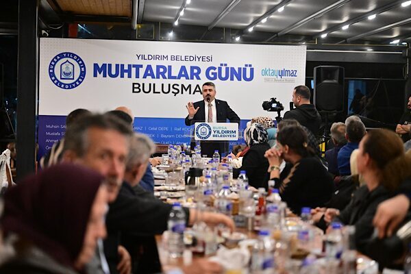 Yıldırım Belediye Başkanı Oktay Yılmaz, 19 Ekim Muhtarlar Günü dolayısıyla