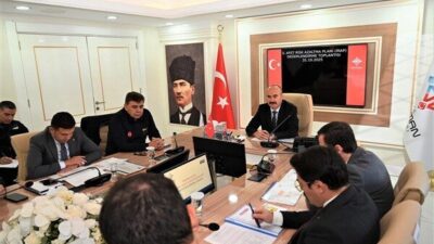 Batman Valisi Canalp’in başkanlığında, AFAD Başkanlığı Yönetim Hizmetleri Genel Müdürü