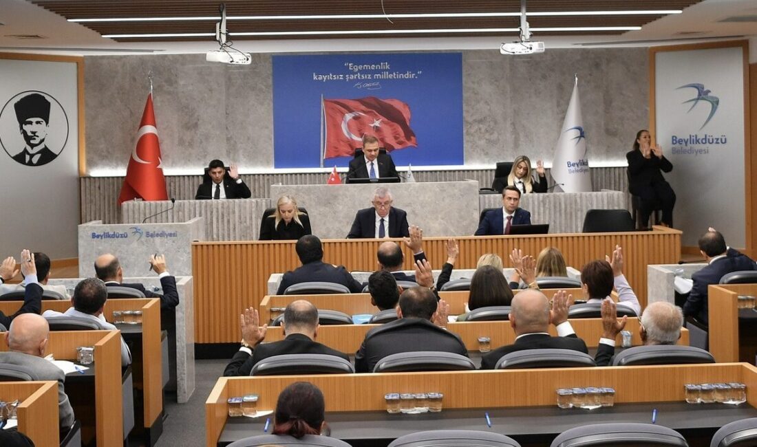 Beylikdüzü Belediyesi Ekim ayı Meclis Toplantısı’nın 1. Birleşimi Belediye Meclis