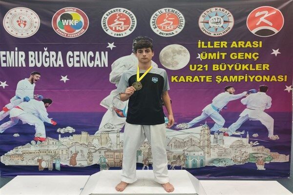 Bursa’da düzenlenen İller Arası Ümit Genç U12 Büyükler Karate Şampiyonası’nda,