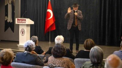 Bornova Belediyesi’nin düzenlediği Bornova Kent Söyleşileri, Cumhuriyet’in 102. yılı kutlamaları