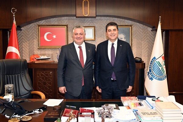 DP İl Başkanlığı yöneticileri ve beraberindeki heyetle birlikte gerçekleşen ziyarette,