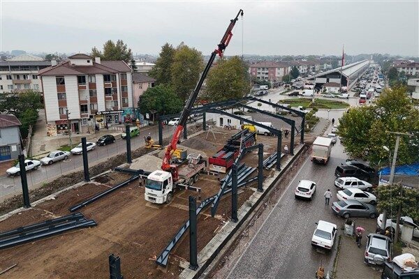 3 bin 800 metrekare inşaat alanında yürütülen çalışmalar kapsamında betonarme