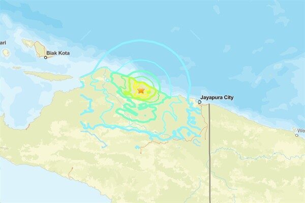 Amerika Birleşik Devletleri Jeoloji Araştırmaları Kurumu’nun (USGS) verilerine göre, Endonezya'nın Abepura