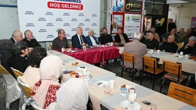 Isparta Belediye Başkanı Şükrü Başdeğirmen, Kültür Sitesi esnafıyla bir araya