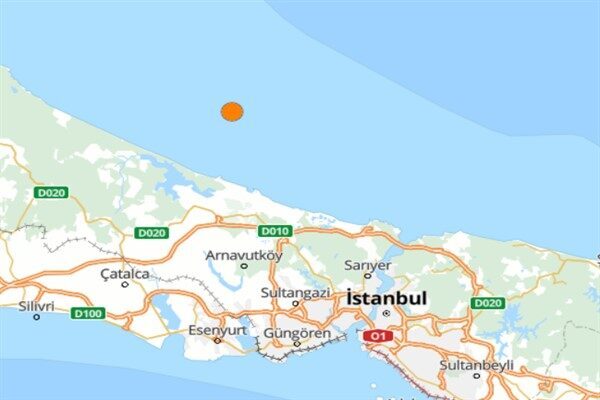 İstanbul’da hissedilen bir deprem meydana geldi Boğaziçi Üniversitesi Kandilli Rasathanesi ve Deprem Araştırma Enstitüsü (KRDAE) verilerine