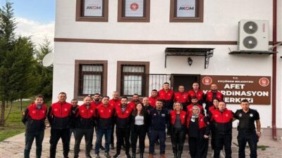 AKOM yerleşkesinde gerçekleştirilen eğitimde, Ankara İl Afet ve Acil Durum