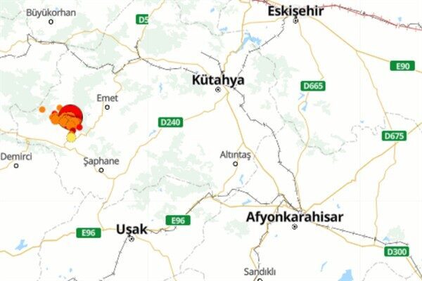 Boğaziçi Üniversitesi Kandilli Rasathanesi ve Deprem Araştırma Enstitüsü (KRDAE) verilerine