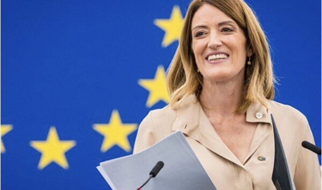 Avrupa Parlamentosu Başkanı Roberta Metsola, Riga’daki temasları kapsamında Letonya Dışişleri