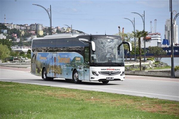 Yeni sezonda ‘Odak Samsun’ otobüsleri, belirlenen 3 ayrı turizm rotasında