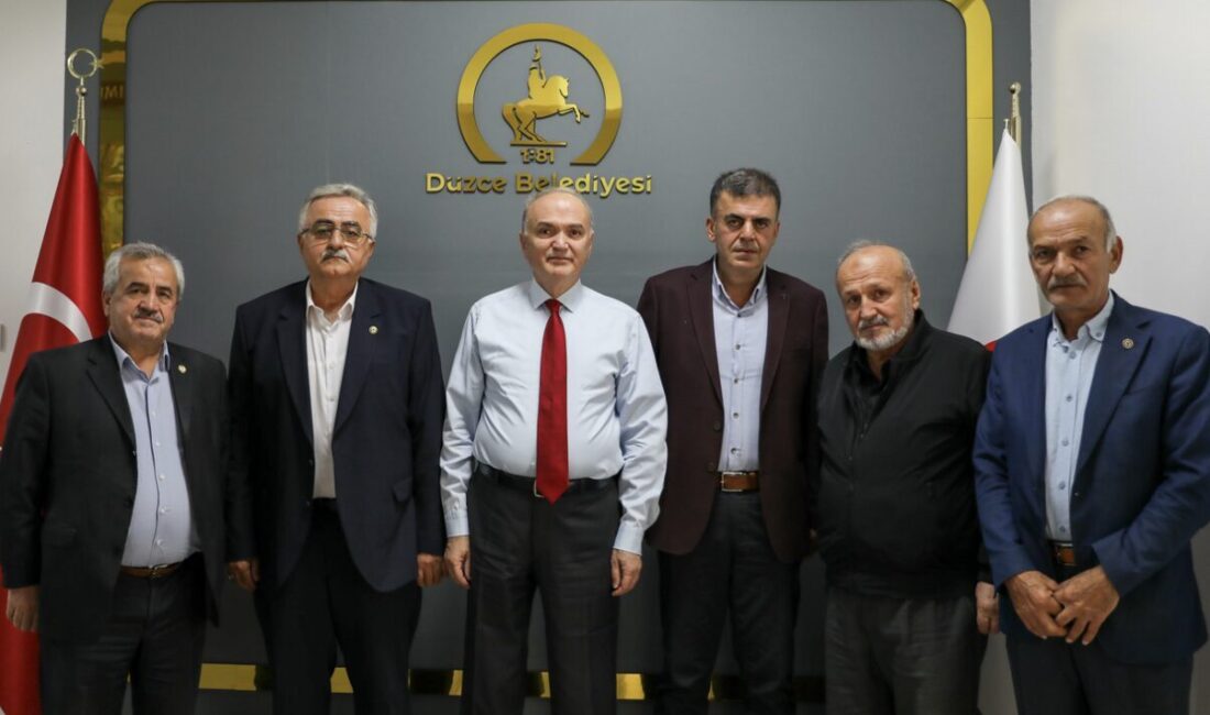 Düzce Belediye Başkanı Dr. Faruk Özlü, Düzce Ziraat Odası Başkanı